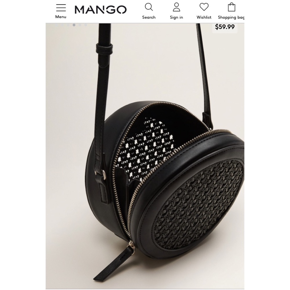 Laser cut round bag